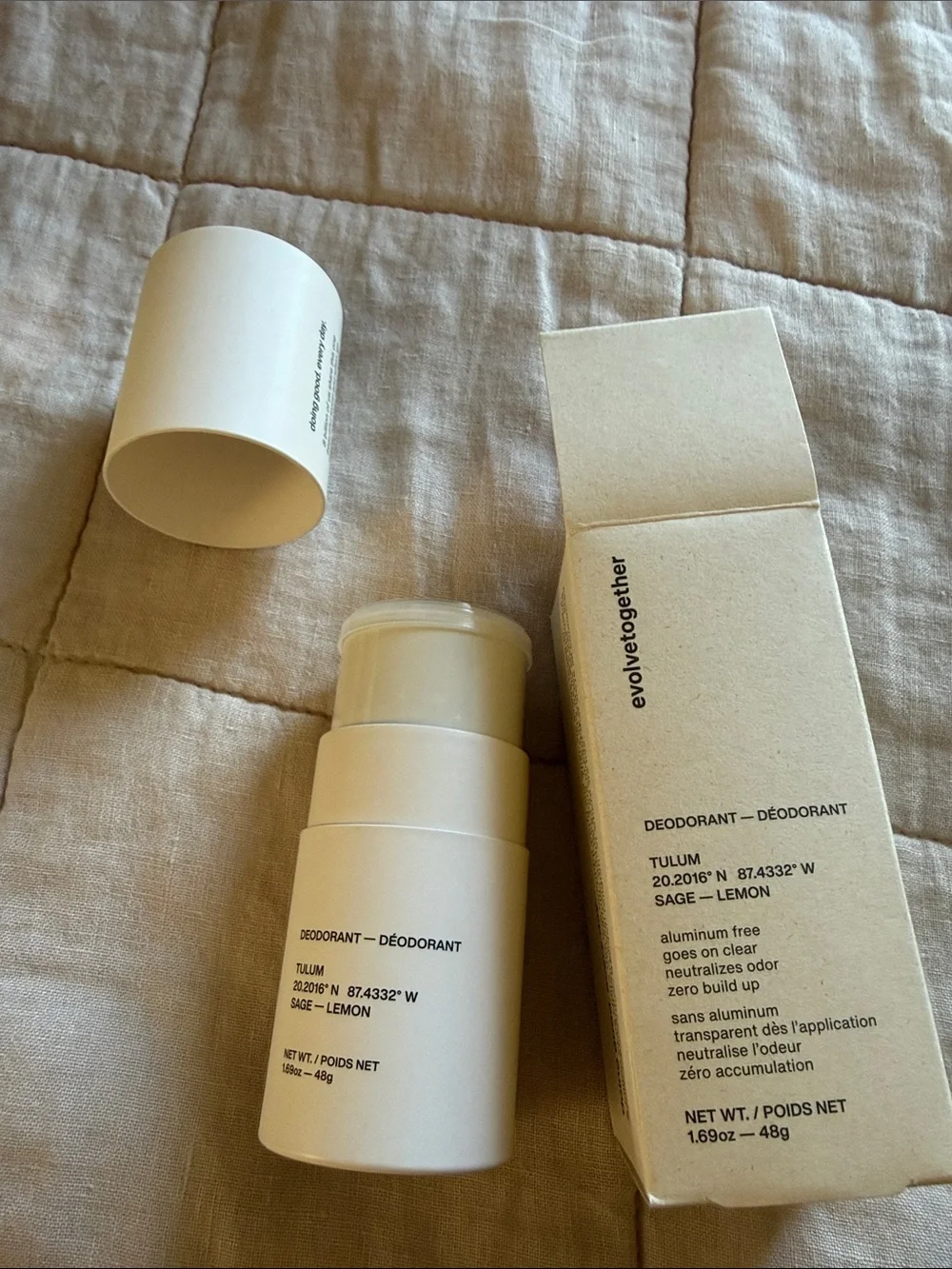 Evolvetogether deodorant tulum sage lemon